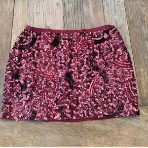 LONDON JEAN Victorias Secret Pink Sequin Skirt